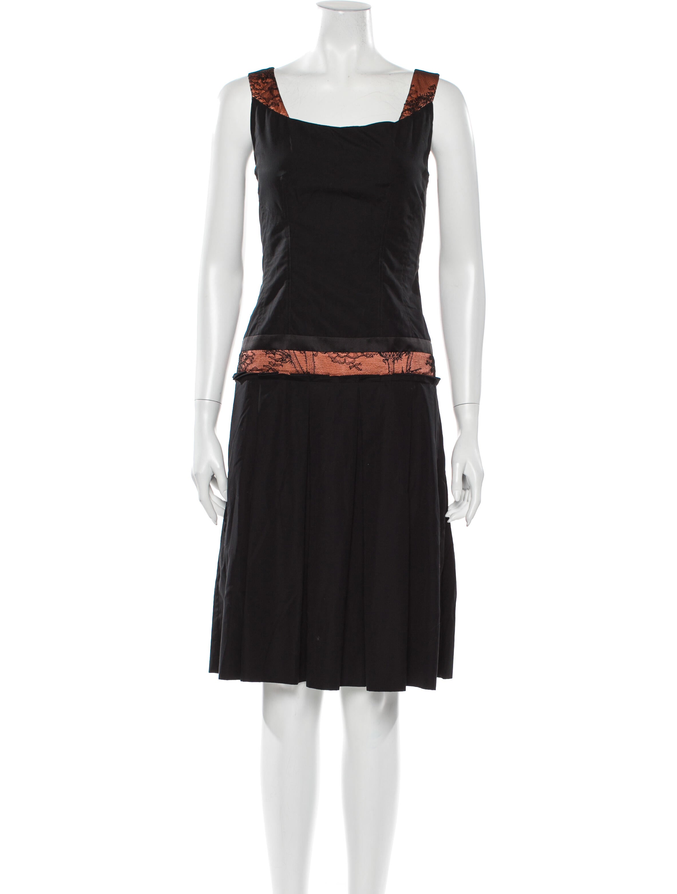 Sophie Theallet Square Neckline Midi Length Dress