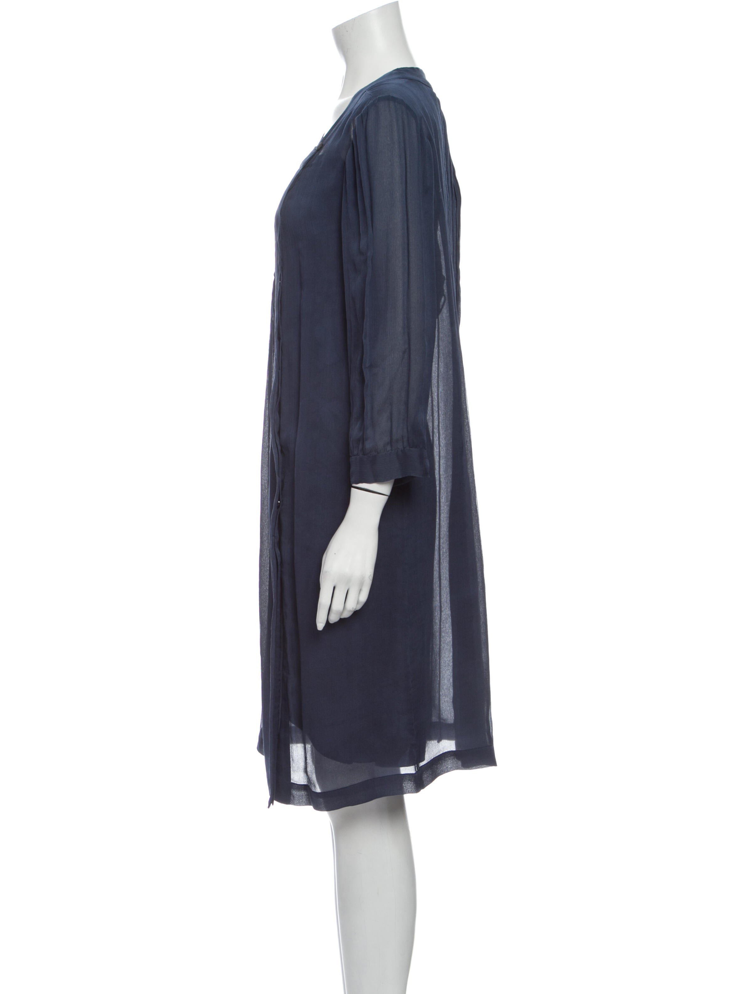 Sophie Theallet Silk Knee-Length Dress