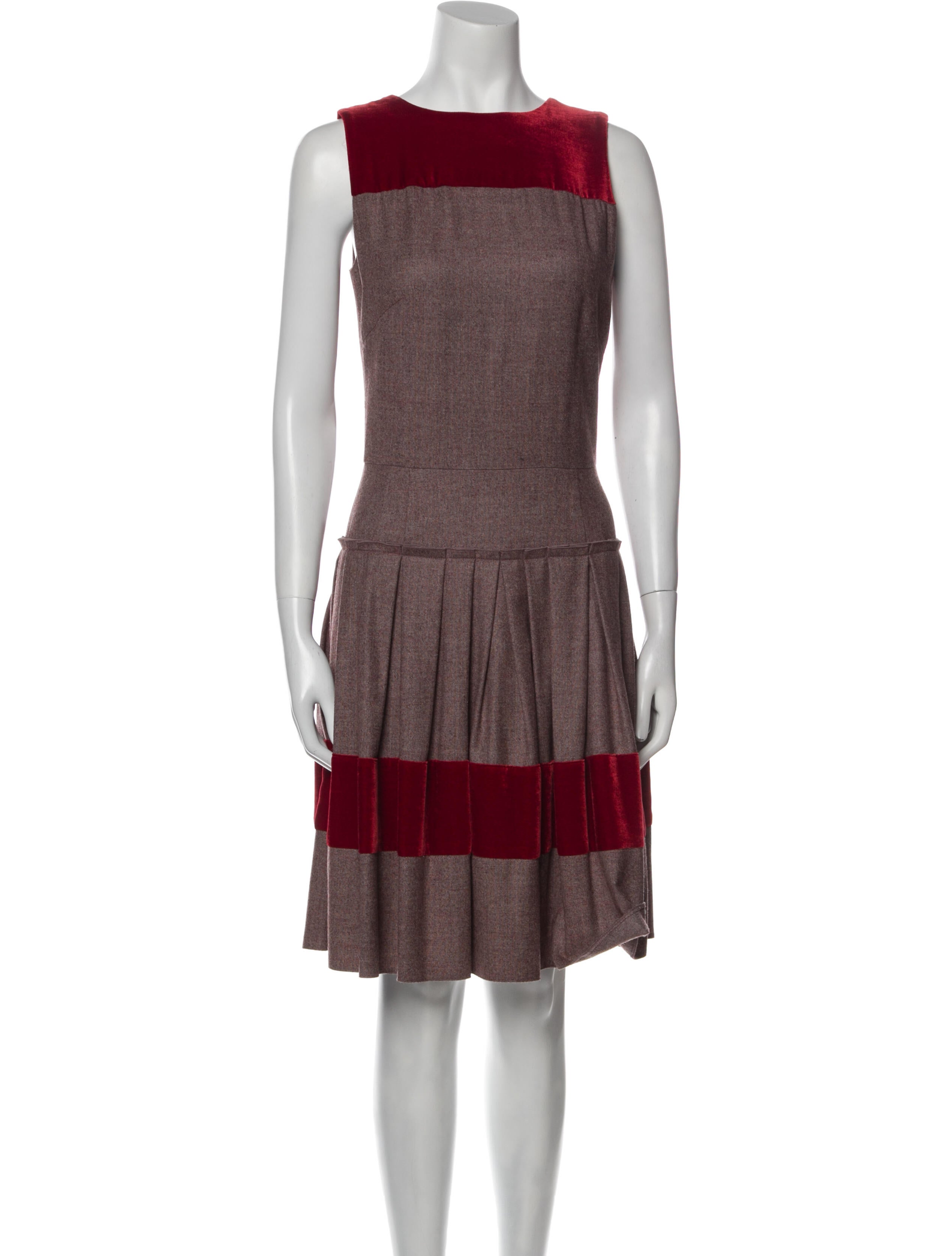 Sophie Theallet Crew Neck Knee-Length Dress