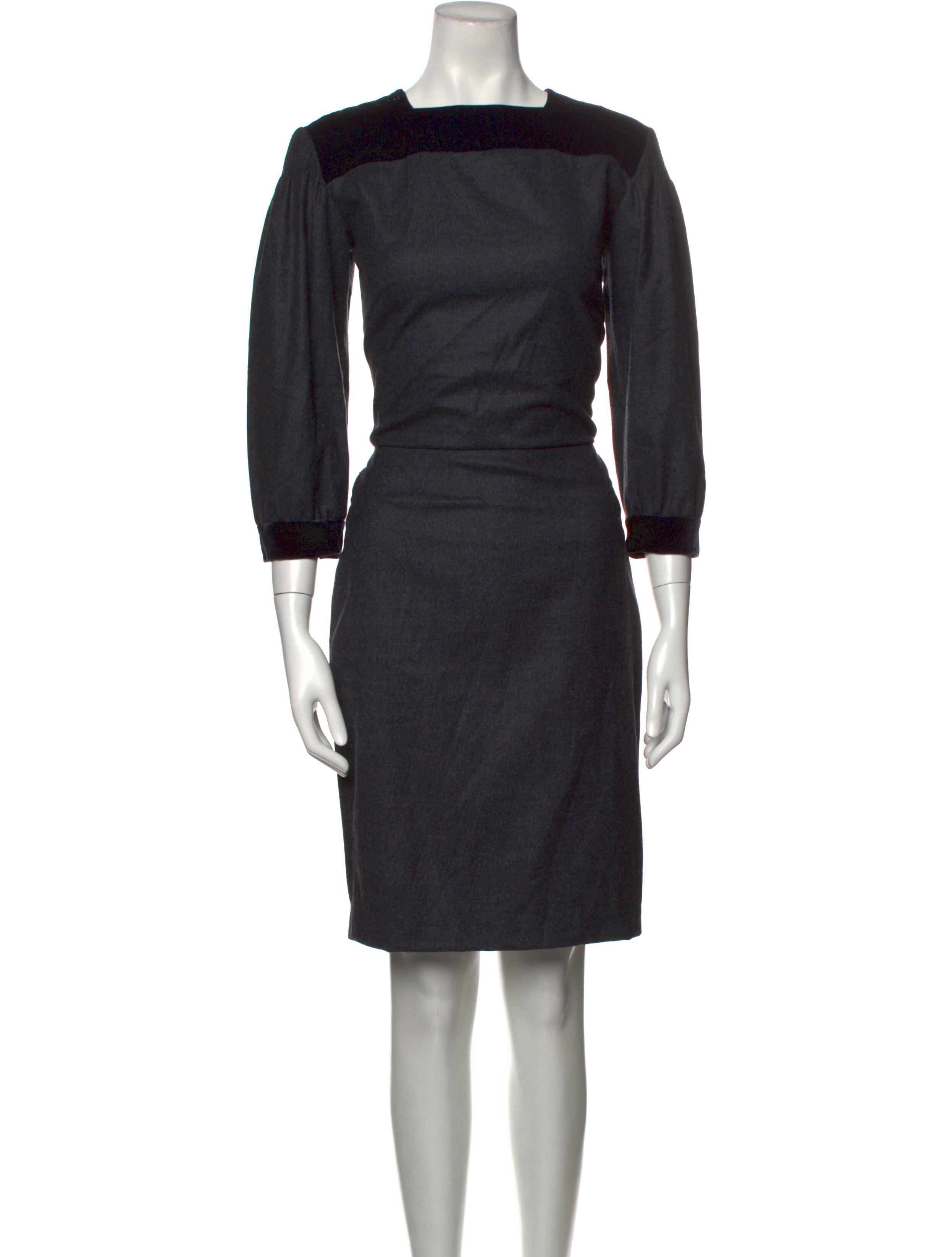 Sophie Theallet Square Neckline Knee-Length Dress