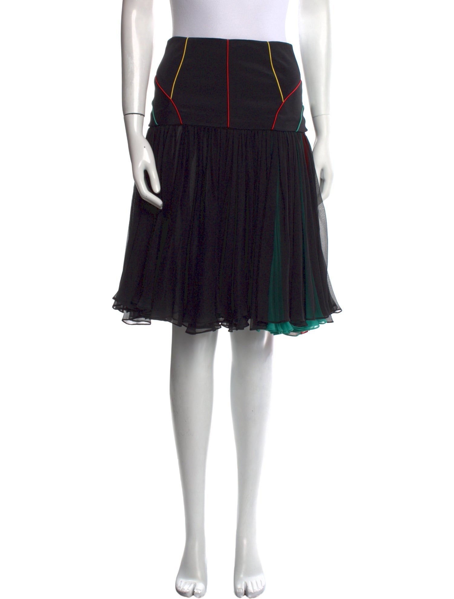 Sophie Theallet Silk Knee-Length Skirt