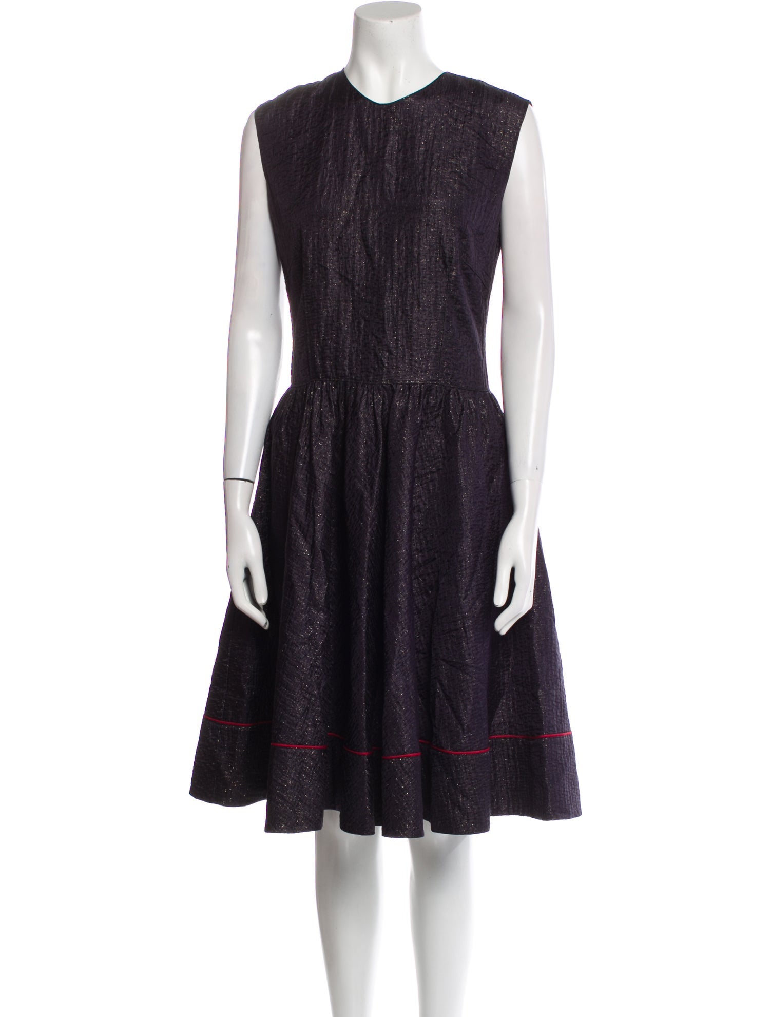 Sophie Theallet Crew Neck Knee-Length Dress