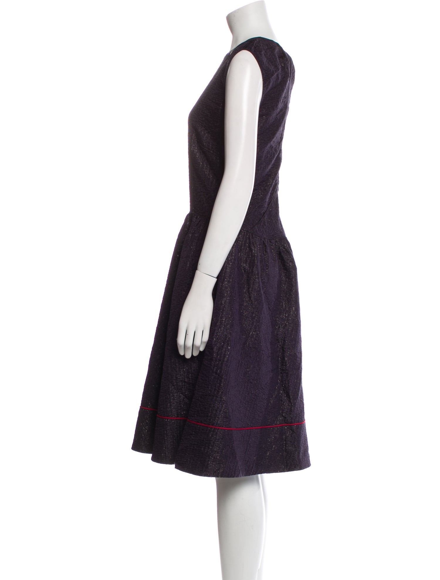 Sophie Theallet Crew Neck Knee-Length Dress