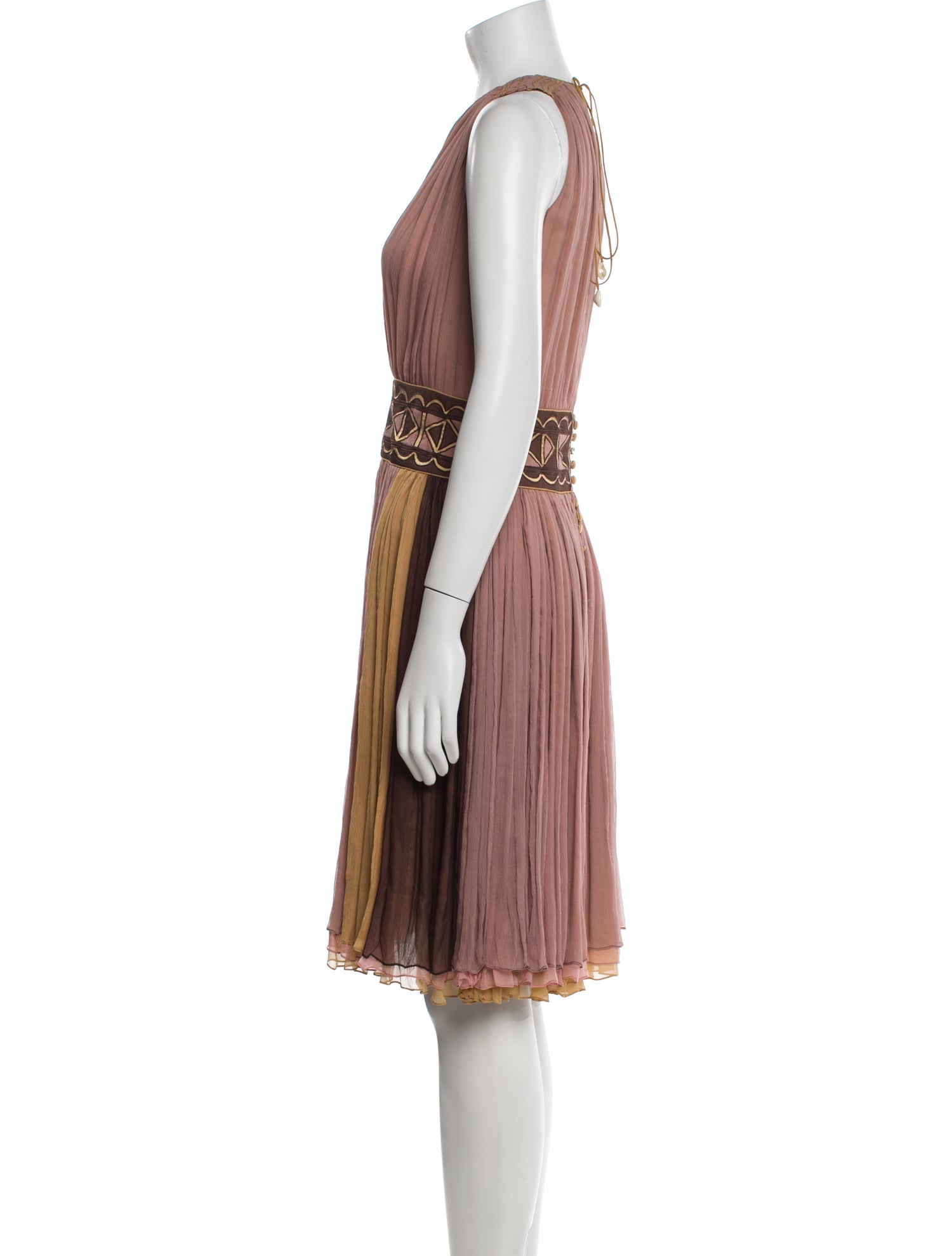 Sophie Theallet Silk Knee-Length Dress