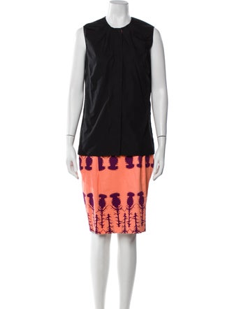 Sophie Theallet Graphic Print Skirt Suit