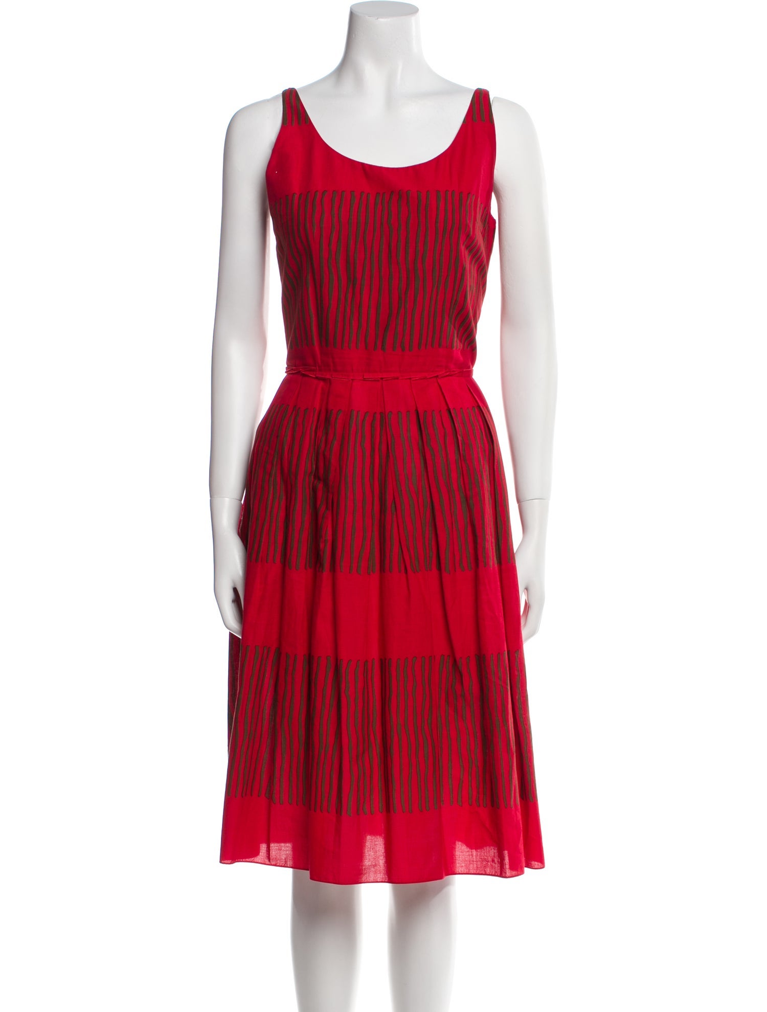 Sophie Theallet Striped Knee-Length Dress