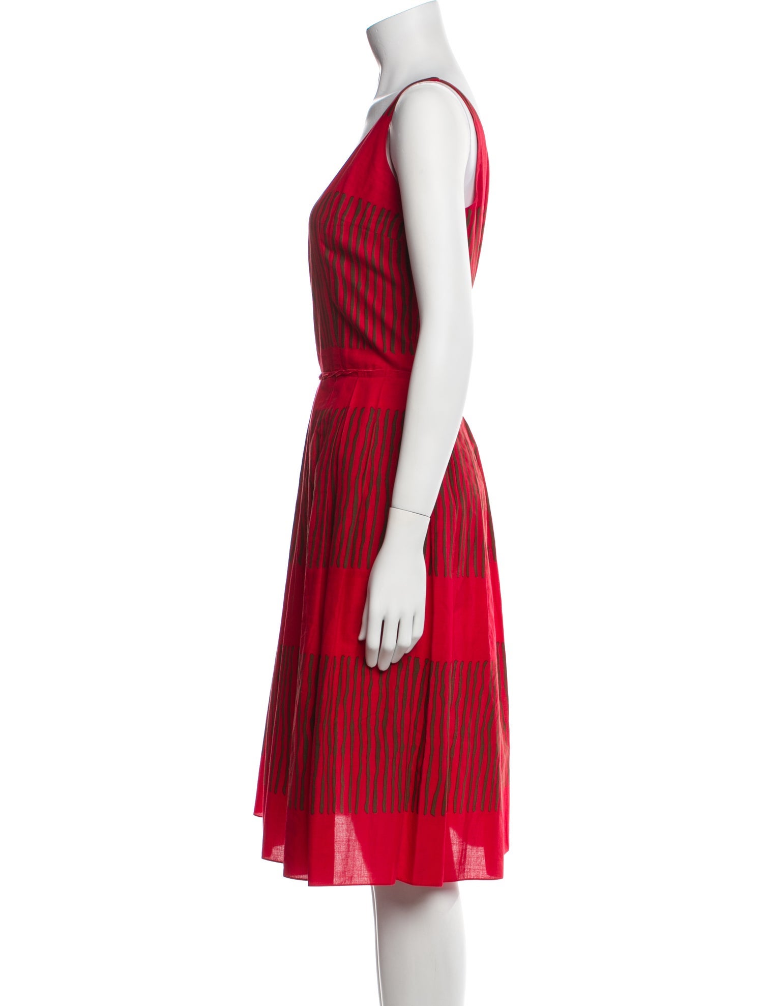 Sophie Theallet Striped Knee-Length Dress