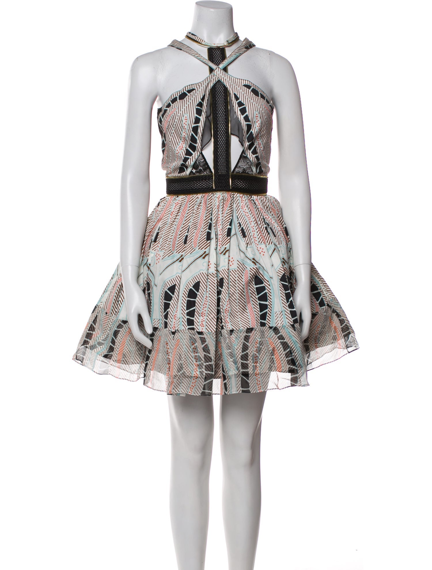 Sophie Theallet Printed Mini Dress