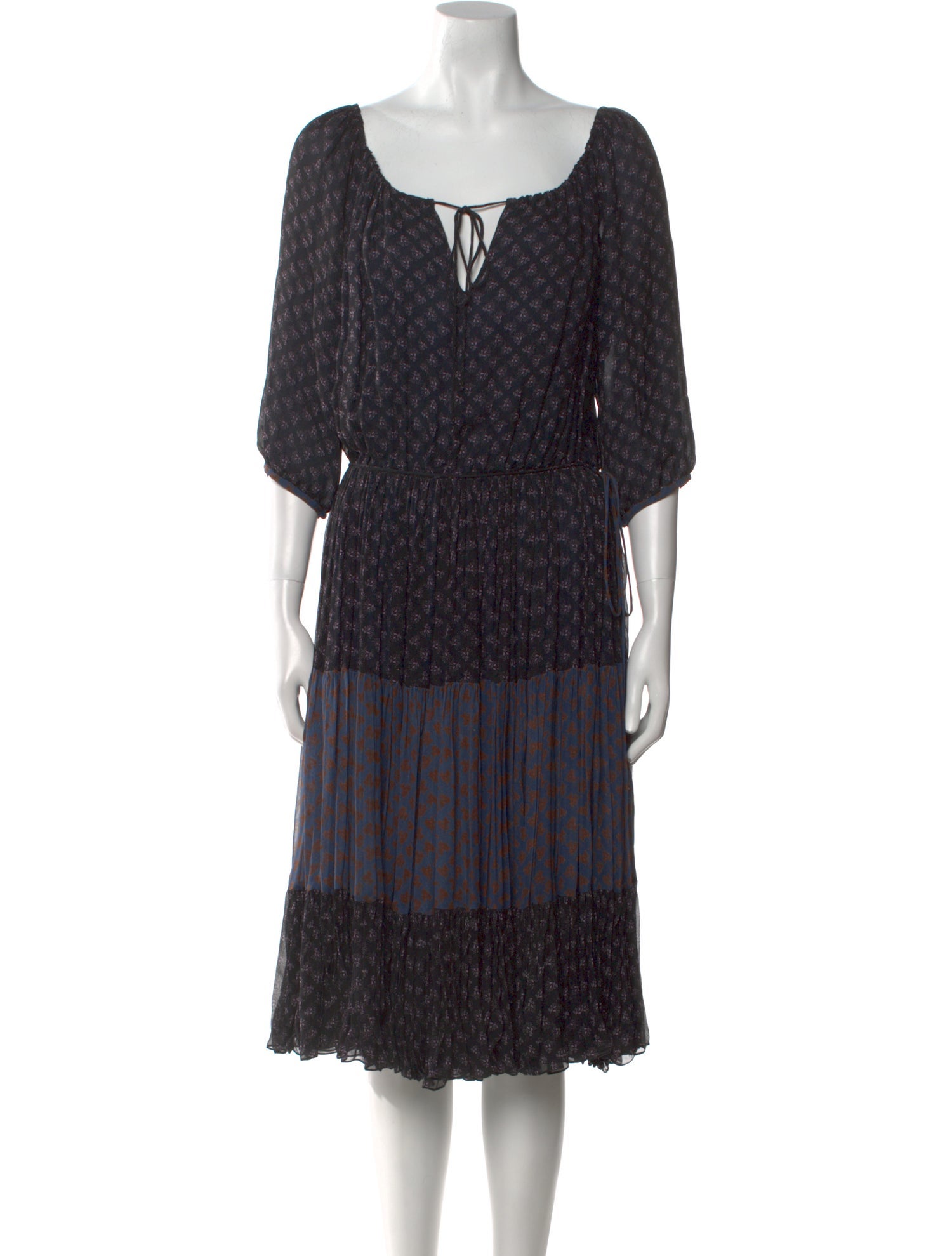 Sophie Theallet Silk Midi Length Dress