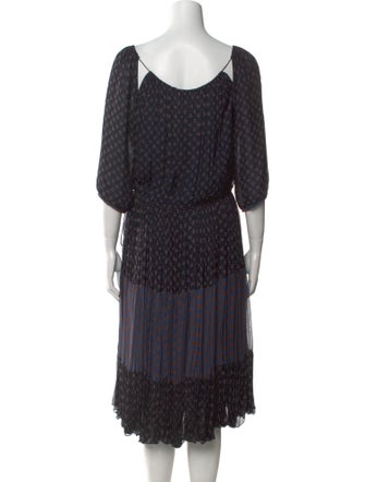 Sophie Theallet Silk Midi Length Dress