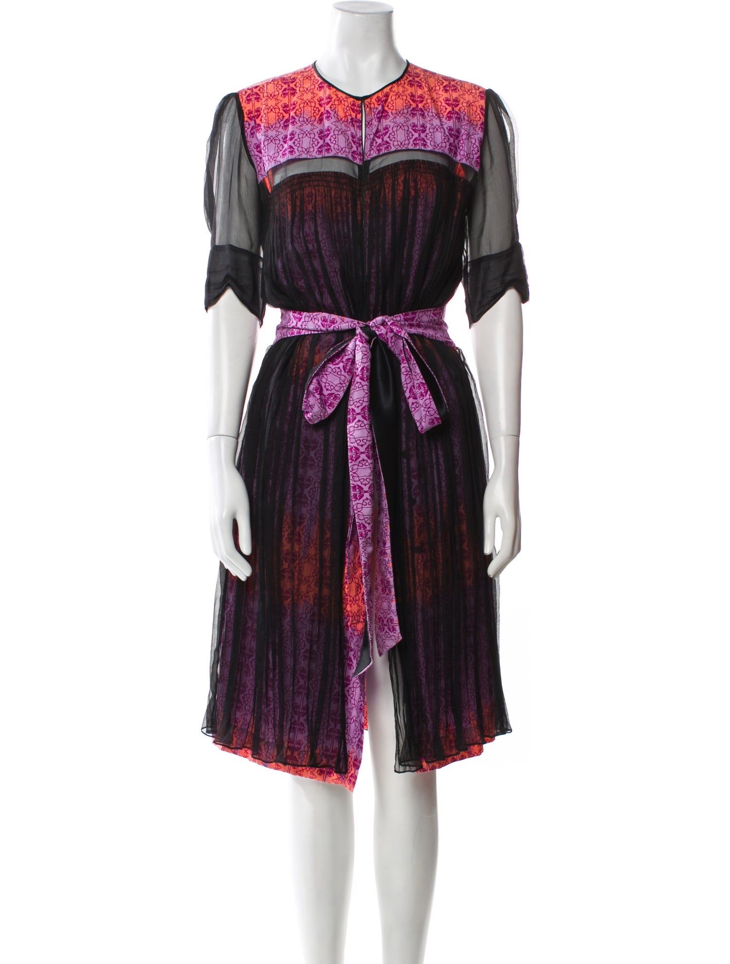 Sophie Theallet Printed Midi Length Dress