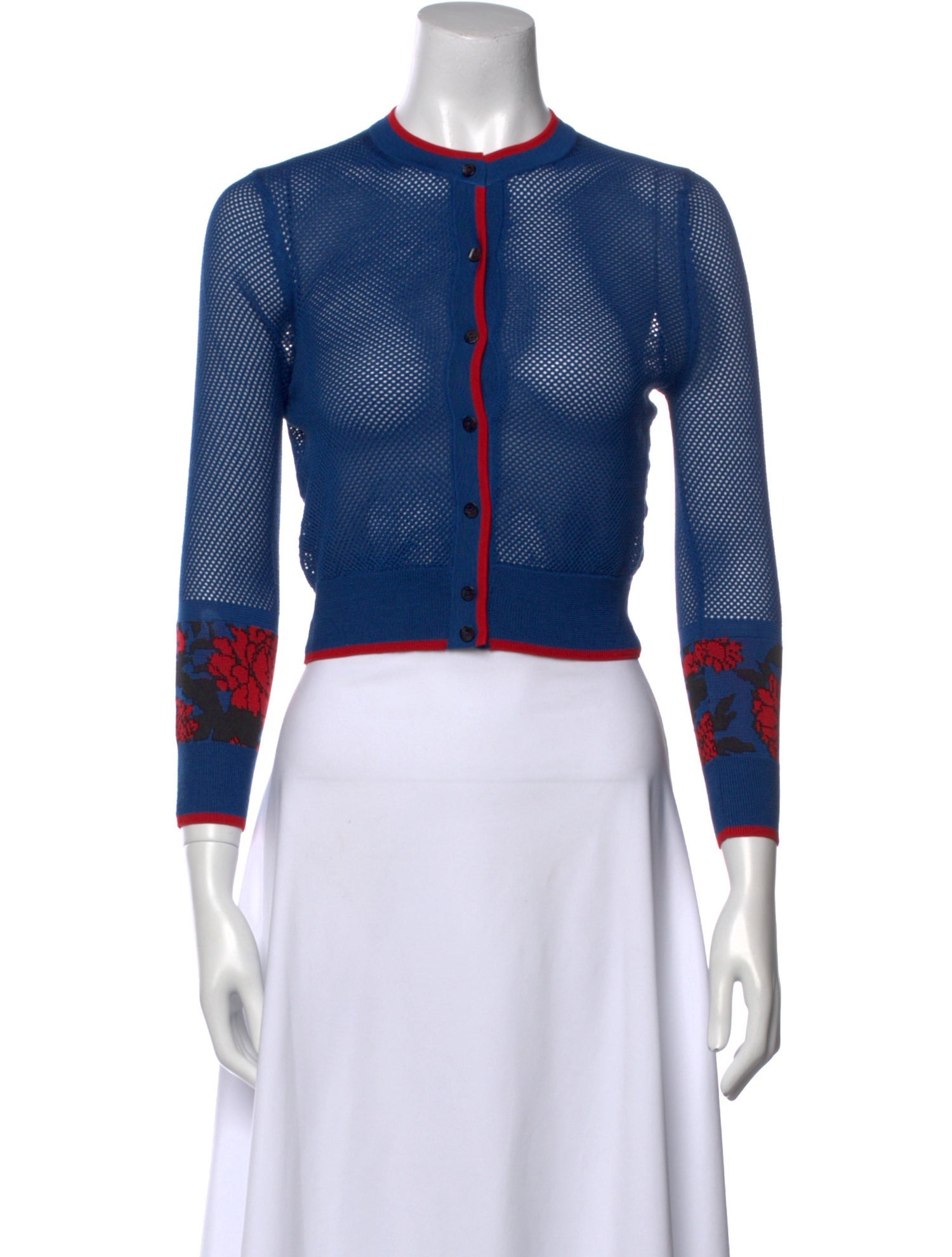 Sophie Theallet Printed Crew Neck Sweater