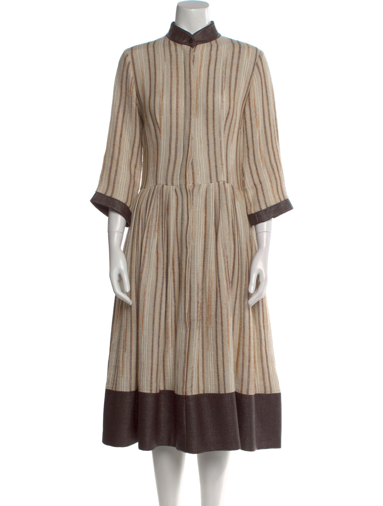 Sophie Theallet Striped Midi Length Dress