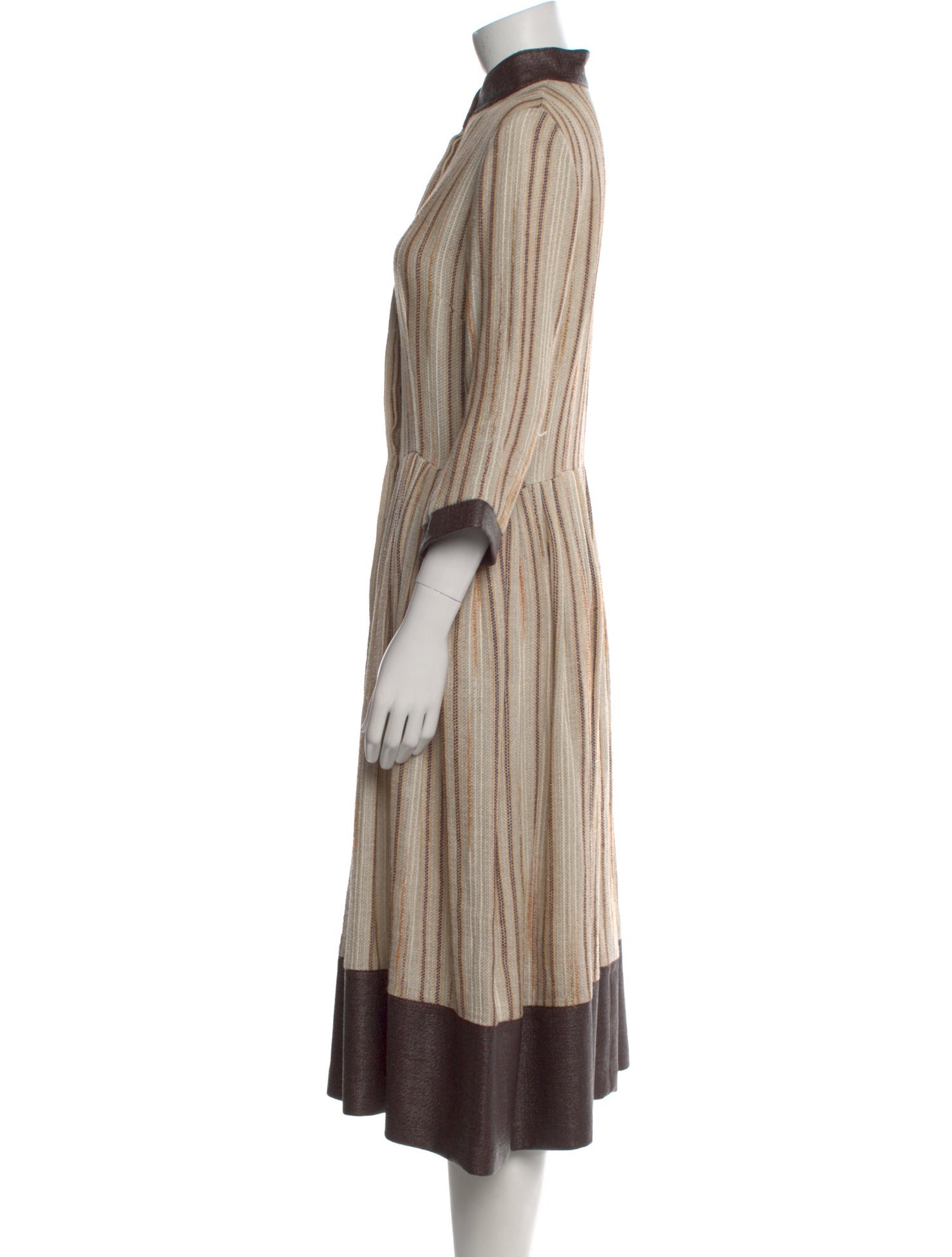 Sophie Theallet Striped Midi Length Dress