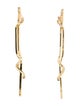 Sophie Zamel 18K Diamond Twisted Drop Earrings