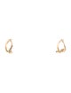 Sophie Zamel 18K Diamond Miniature Twist Huggie Earrings