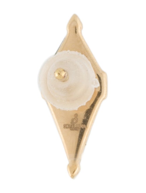 Sorellina 18K Synthetic Quartz, Onyx & Diamond Pietra Single Stud Earring