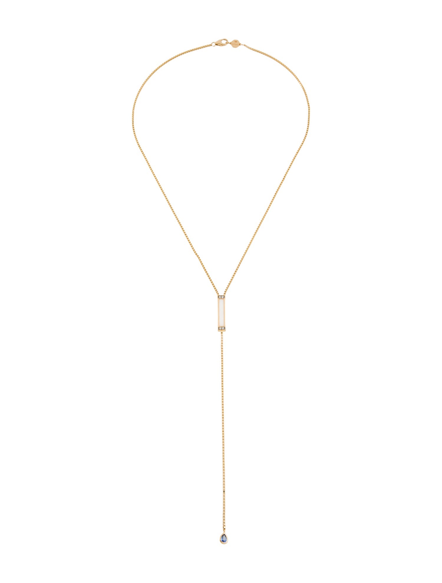 Sorellina 18K Sapphire, Glass, & Diamond Lavalier