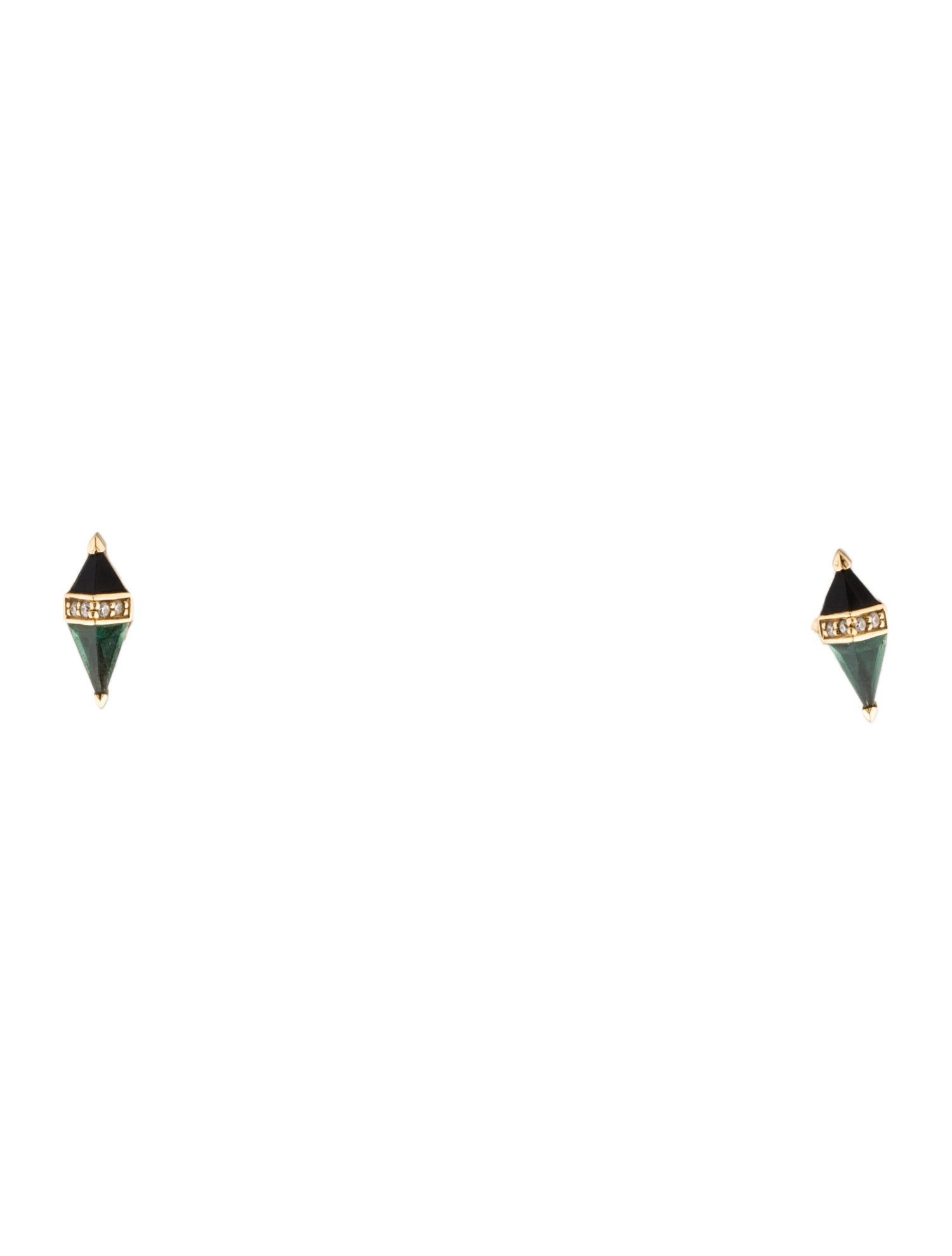Sorellina 18K Quartz, Onyx & Diamond Pietra Stud Earrings