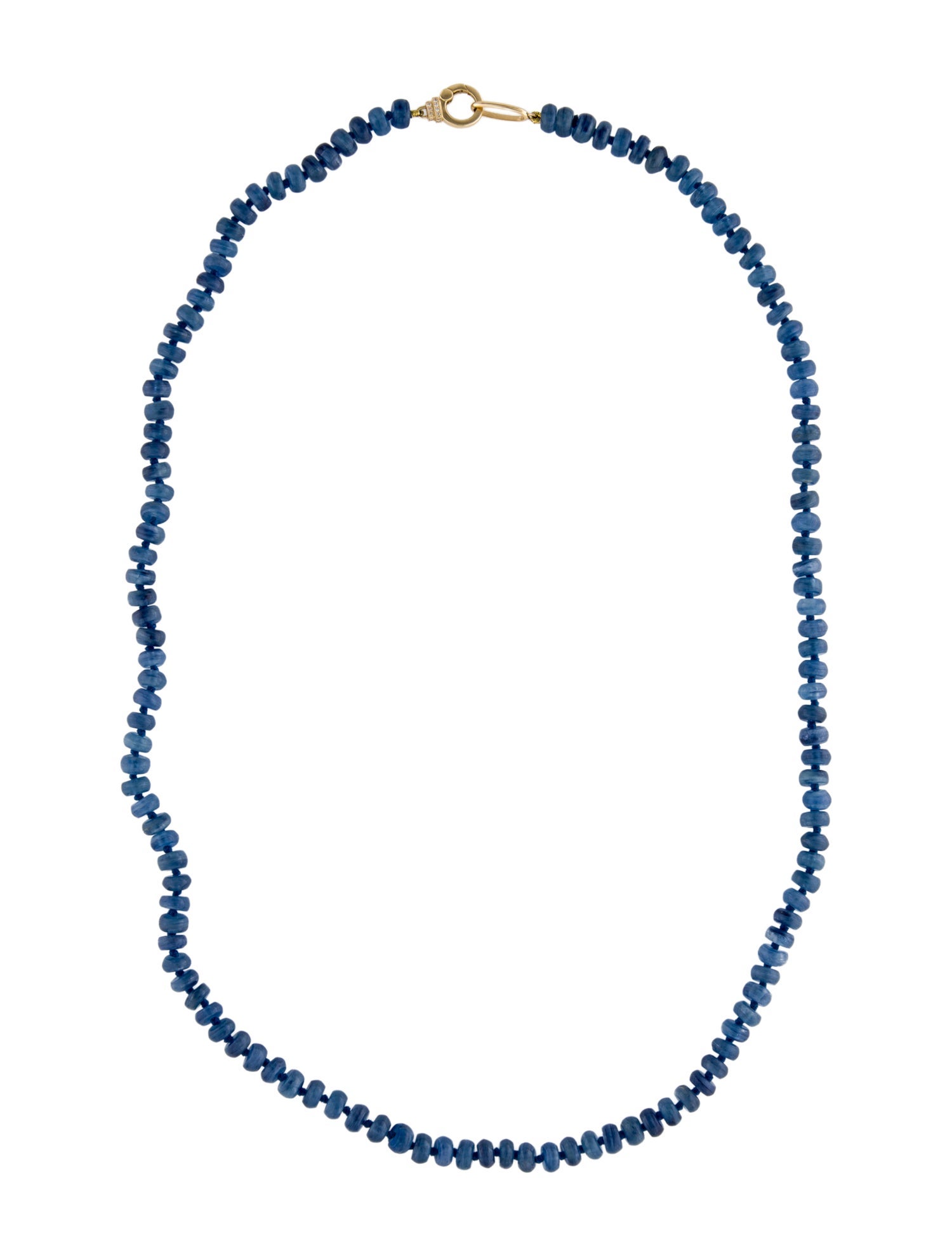 Sorellina 18K Kyanite & Diamond Beaded Necklace