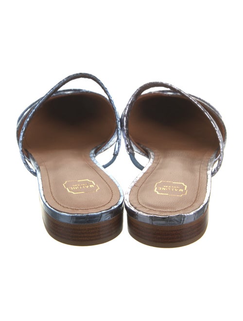 Malone Souliers Embossed Leather Slides