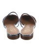 Malone Souliers Embossed Leather Slides