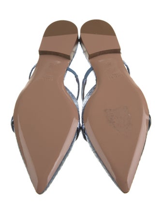 Malone Souliers Embossed Leather Slides