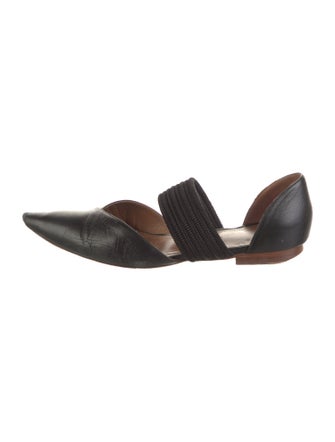 Malone Souliers Leather D'Orsay Flats