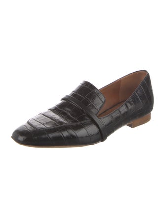 Malone Souliers Embossed Leather Loafers