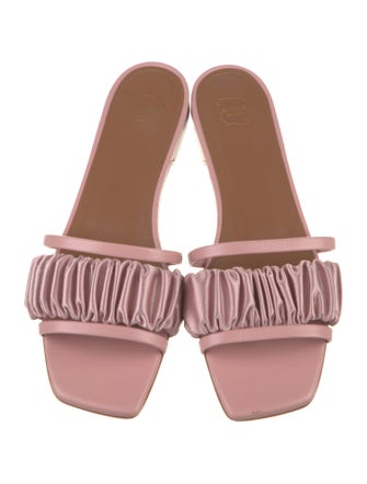 Malone Souliers Satin Printed Slides