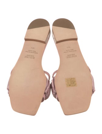 Malone Souliers Satin Printed Slides