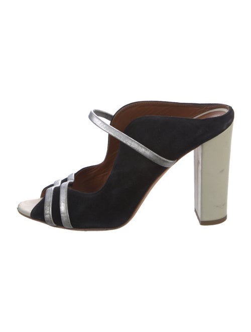 Malone Souliers Suede Printed Slides