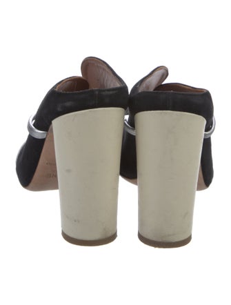 Malone Souliers Suede Printed Slides