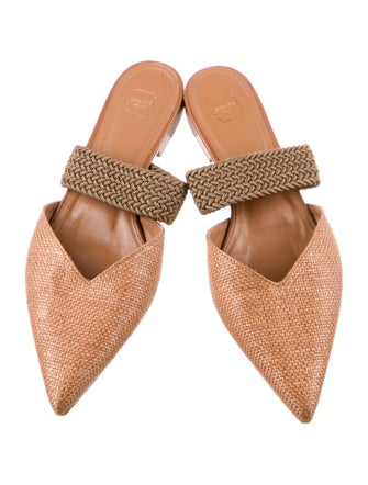 Malone Souliers Rattan Mules