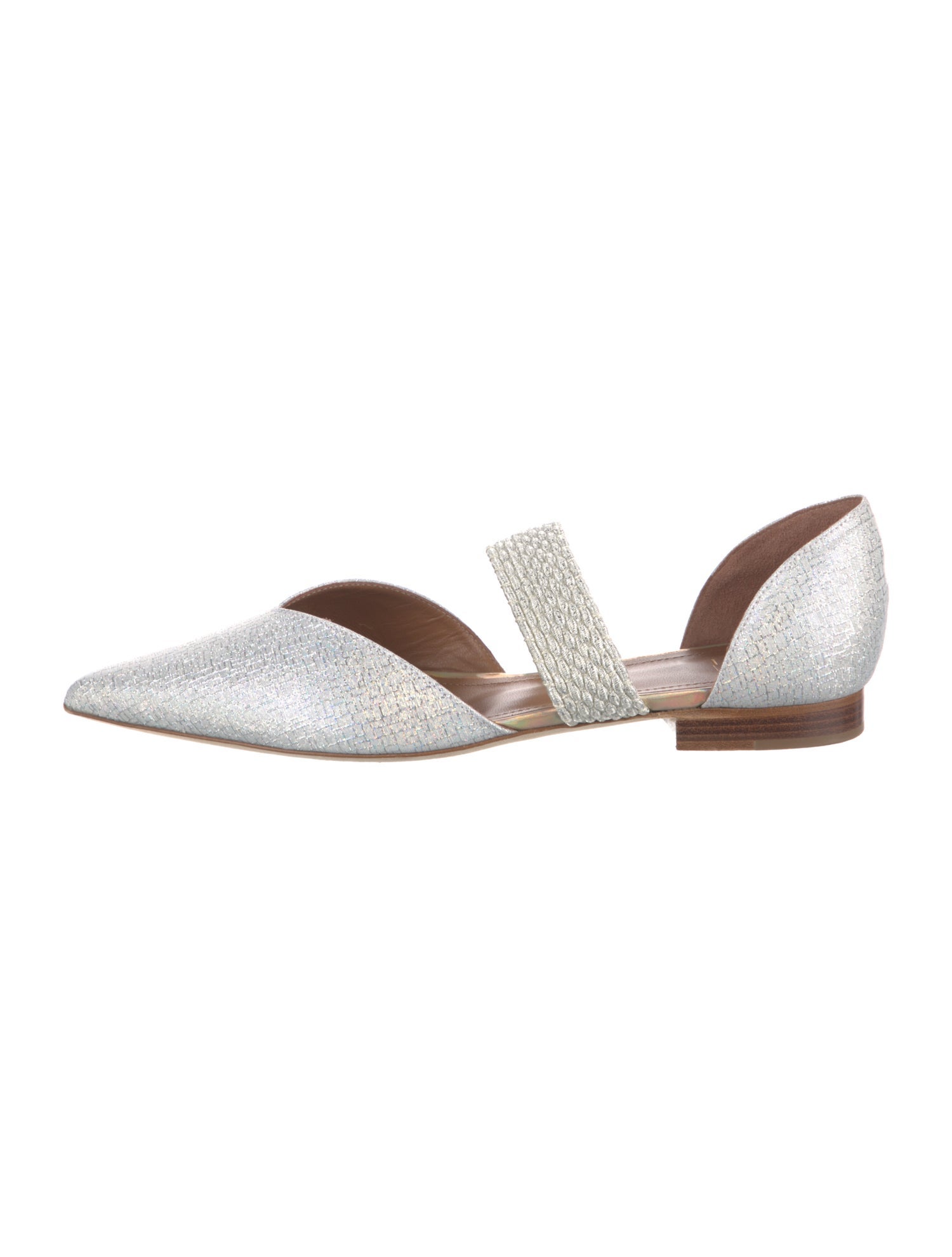 Malone Souliers Glitter Accents D'Orsay Flats