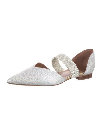Malone Souliers Glitter Accents D'Orsay Flats