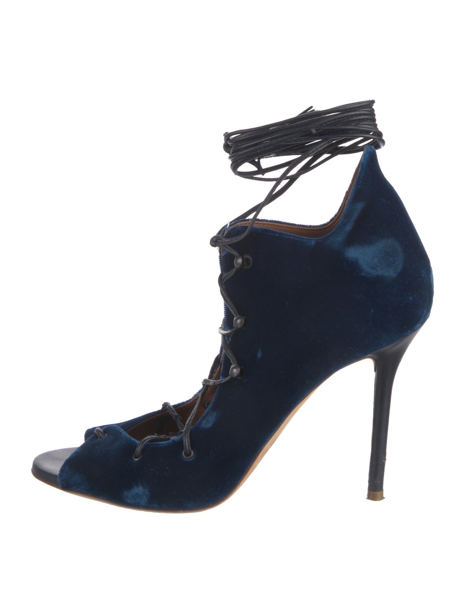 Malone Souliers Velvet Tassel Accents Sandals