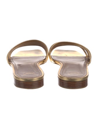 Malone Souliers Leather Slides