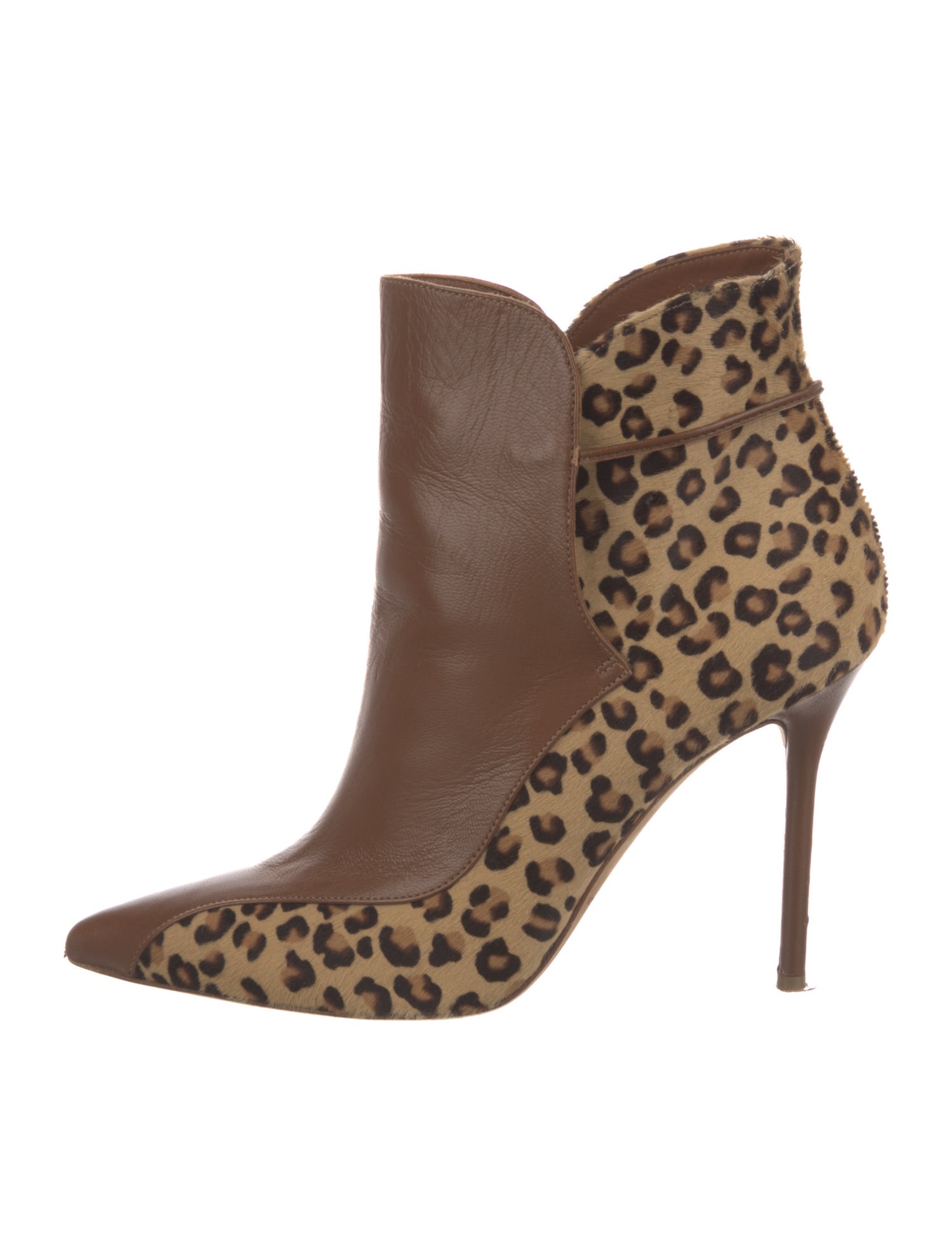Malone Souliers Ponyhair Animal Print Boots