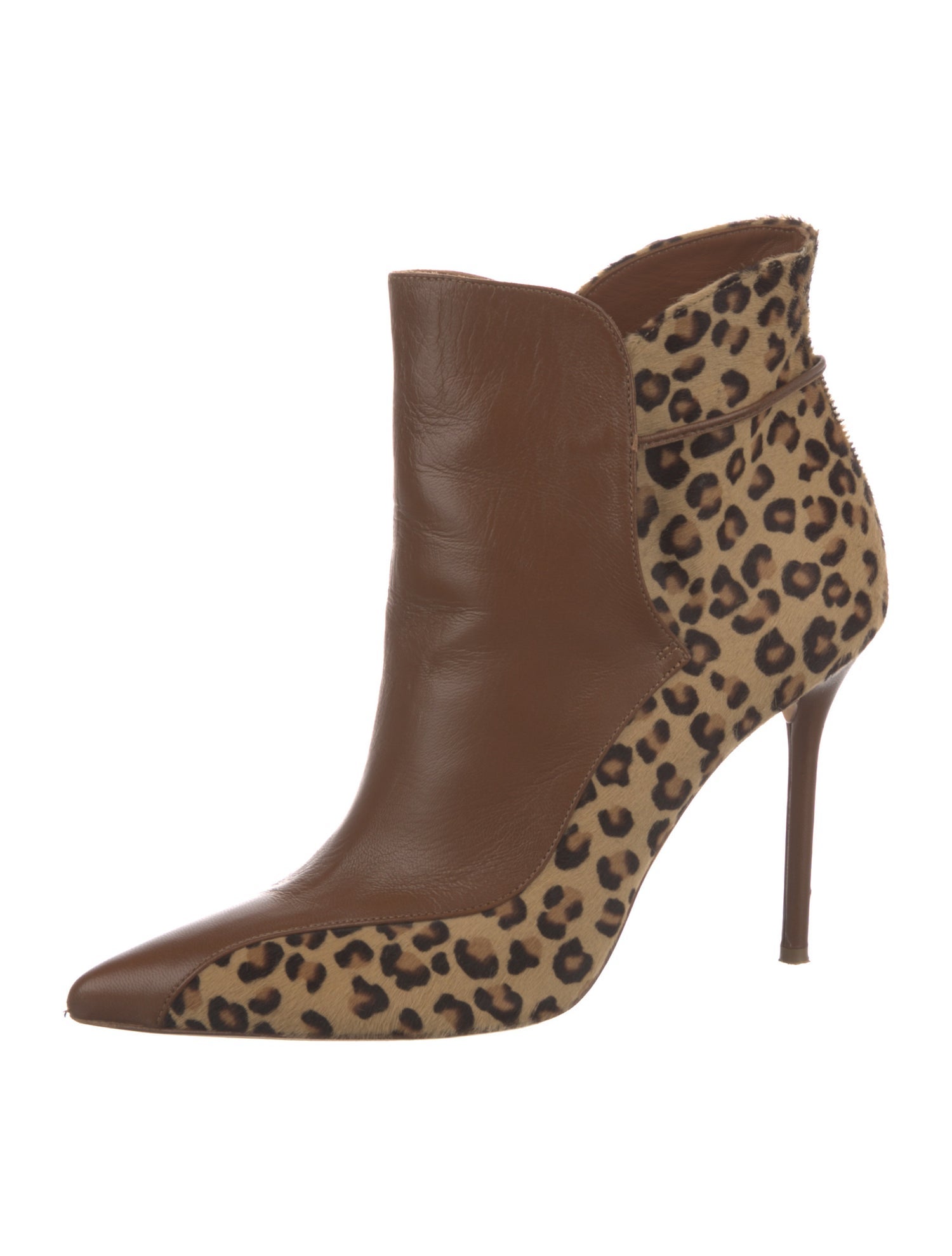 Malone Souliers Ponyhair Animal Print Boots
