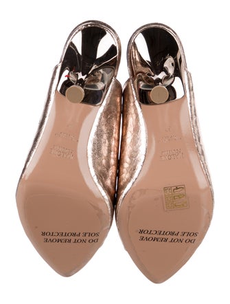 Malone Souliers Embossed Leather Slides