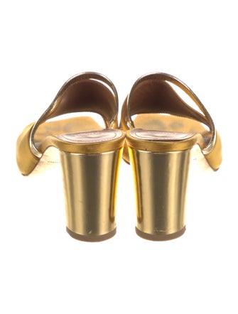 Malone Souliers Leather Leather Trim Embellishment Slides