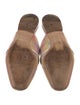 Malone Souliers Leather Floral Print Mules
