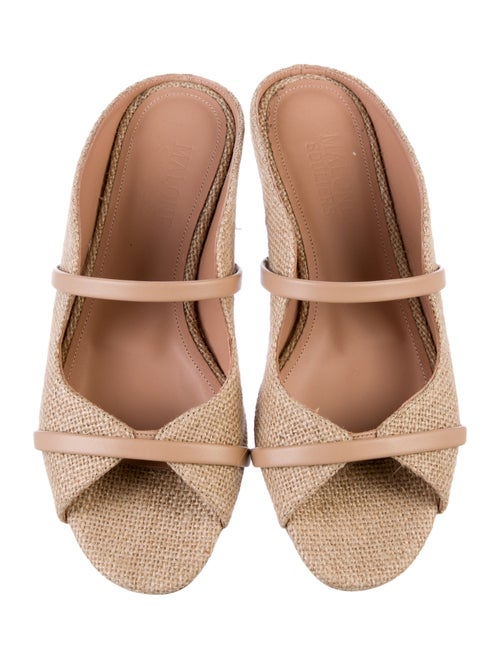 Malone Souliers Raffia Slides