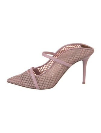 Malone Souliers Mesh Mesh Accents Mules