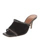 Malone Souliers Velvet Crystal Embellishments Slides