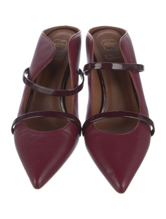 Malone Souliers Leather Leather Trim Embellishment Mules