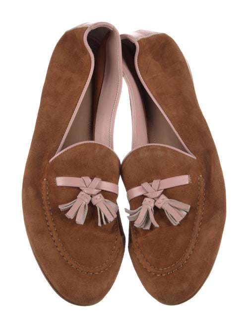 Malone Souliers Suede Tassel Accents Loafers