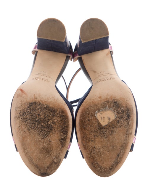 Malone Souliers Suede Printed Sandals