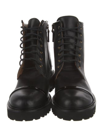 Malone Souliers Leather Combat Boots